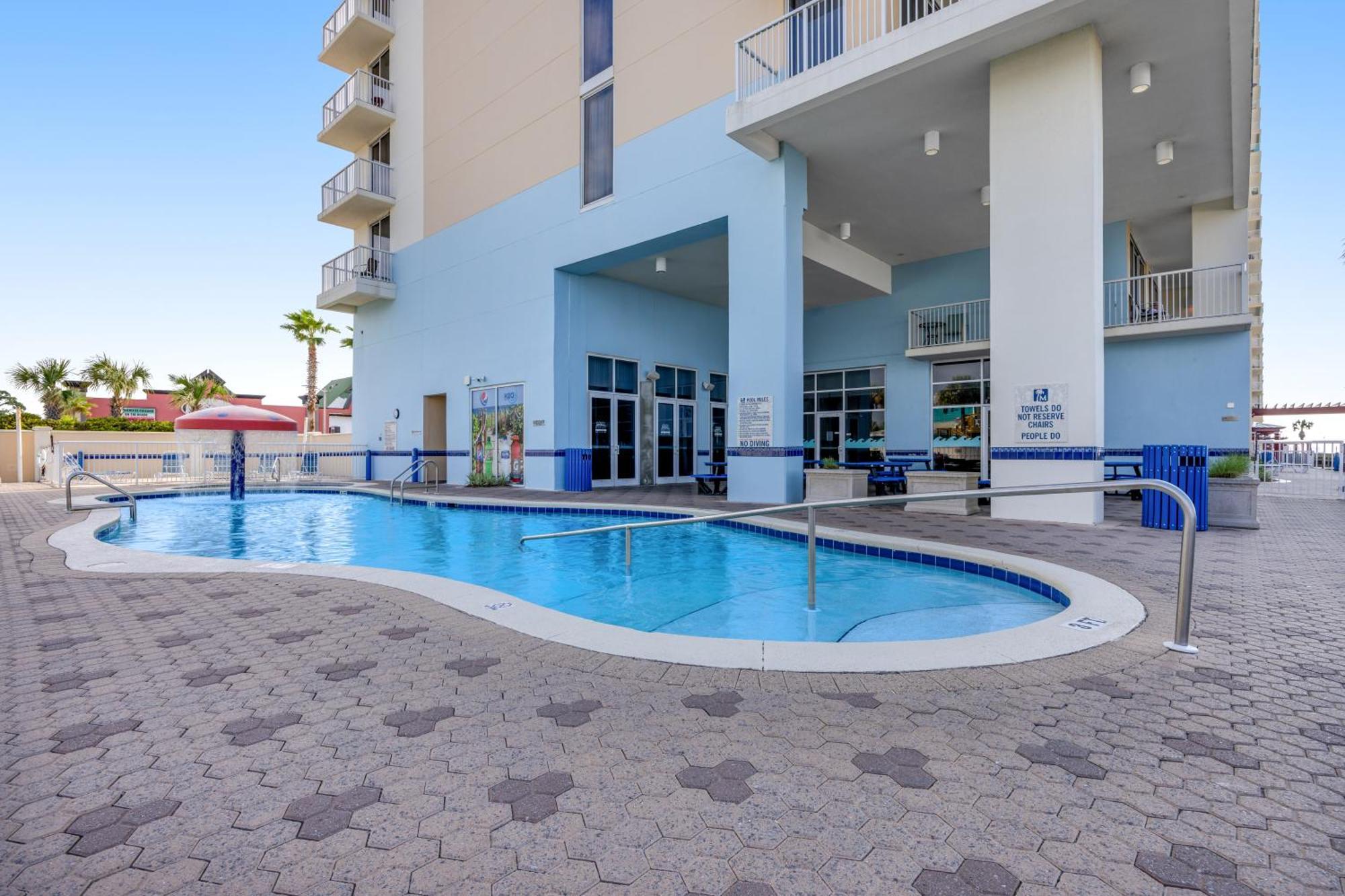 Parking Fee Included-Majestic 1-1606! Gulf Front 1Bedroom, Pool,Hot Tubs,Tennis Panama City Beach Ngoại thất bức ảnh