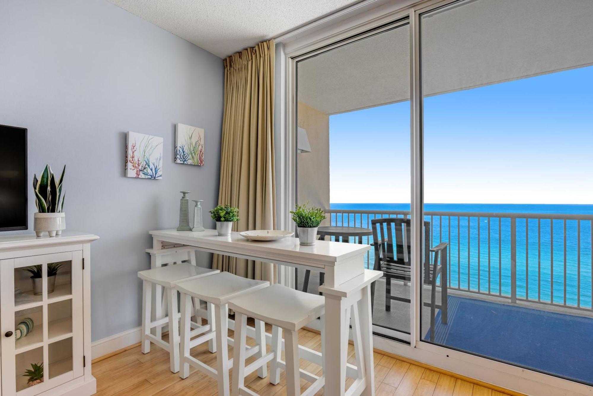 Parking Fee Included-Majestic 1-1606! Gulf Front 1Bedroom, Pool,Hot Tubs,Tennis Panama City Beach Ngoại thất bức ảnh