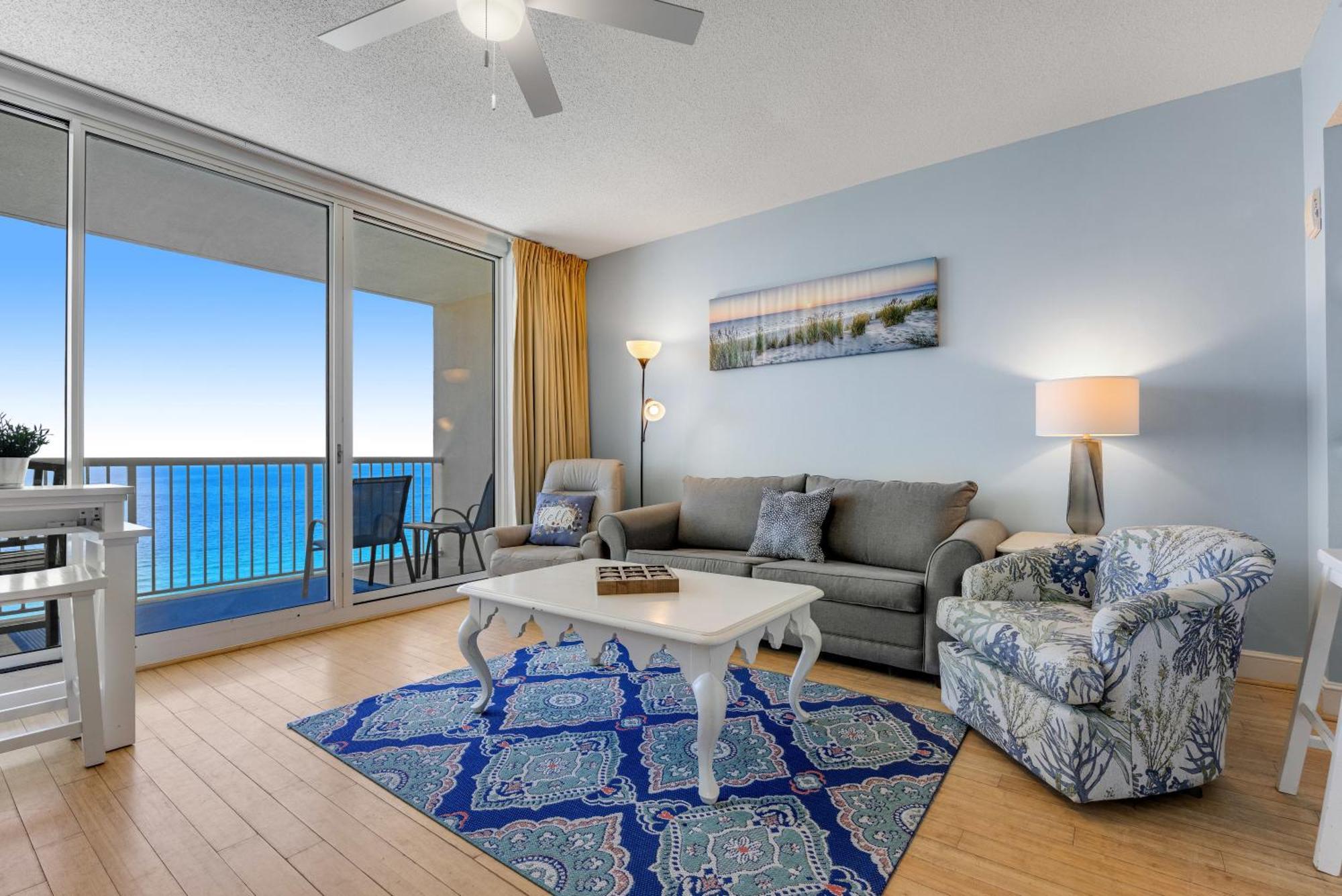 Parking Fee Included-Majestic 1-1606! Gulf Front 1Bedroom, Pool,Hot Tubs,Tennis Panama City Beach Ngoại thất bức ảnh