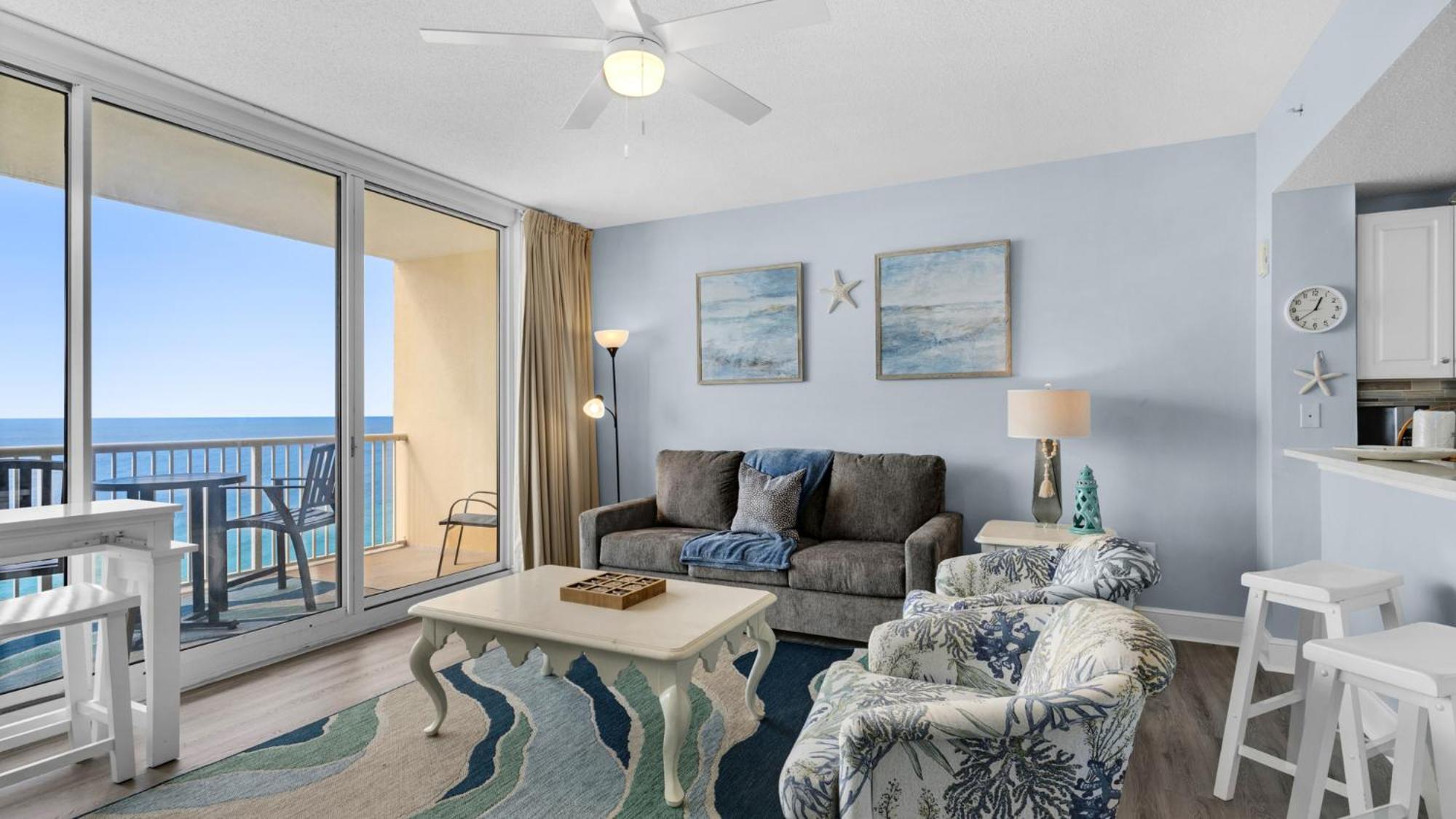 Parking Fee Included-Majestic 1-1606! Gulf Front 1Bedroom, Pool,Hot Tubs,Tennis Panama City Beach Ngoại thất bức ảnh